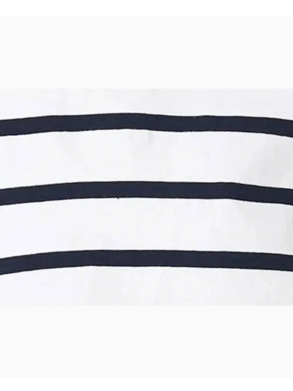 French Connection Women's Rallie Stripe Long Sleeve Cotton Top - Picture 3 of 4